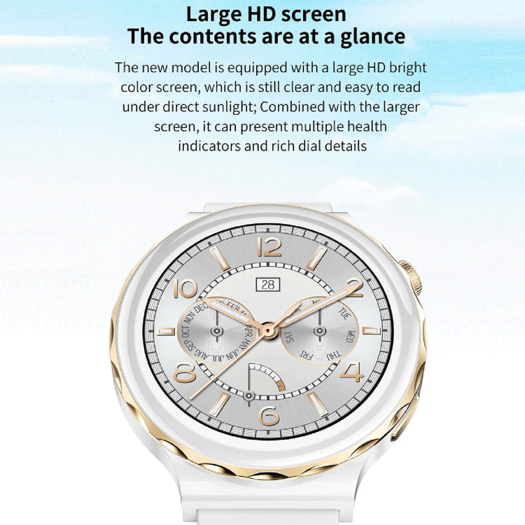 LEMFO HW52 1.28 inch Dual Mode Sport Smart Watch, Support Bluetooth Call / Sleep / Blood Oxygen / Heart Rate / Blood Pressure Health Monitor(Gold)