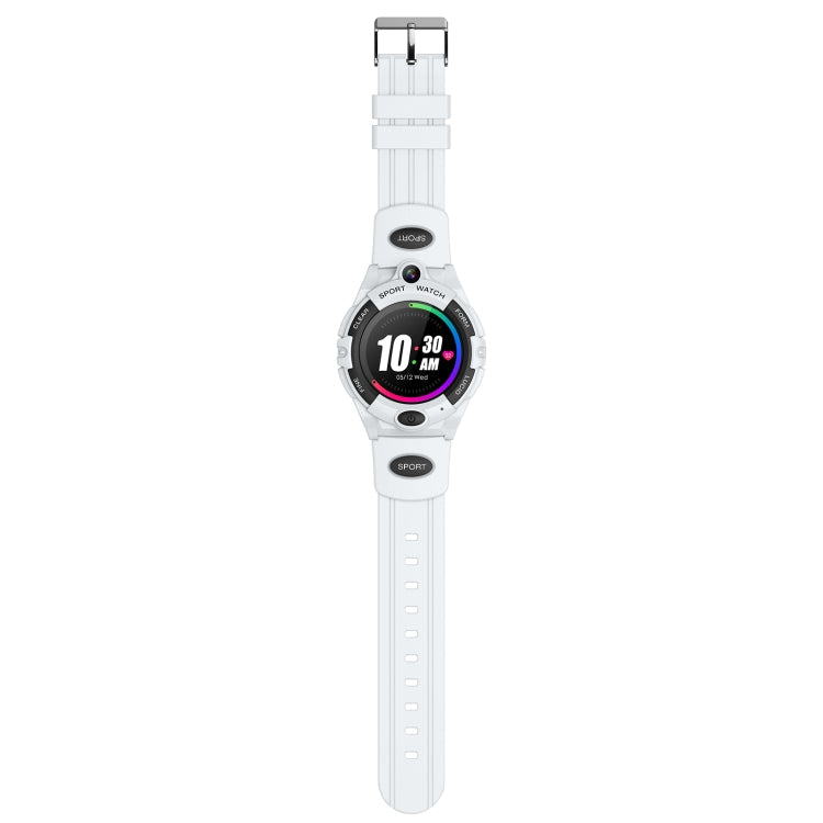 LEMFO i10 1.28 inch IP67 Sport Smart Watch, Support Bluetooth Call / GPS / Message Notification / Heart Rate / Blood Pressure Health Monitor(White)