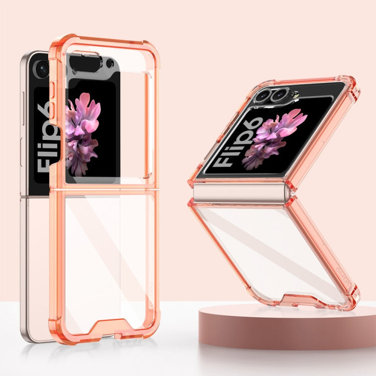 For Samsung Galaxy Z Flip6 / Flip7 FE GKK Airbag Full Coverage Phone Case(Orange)