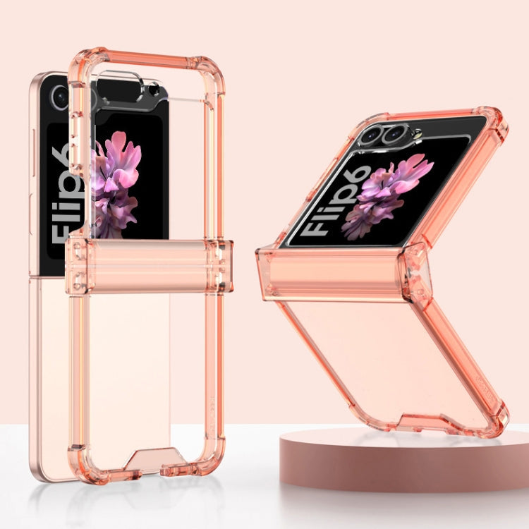 For Samsung Galaxy Z Flip6 / Flip7 FE GKK Airbag Hinge Full Coverage Phone Case(Orange)