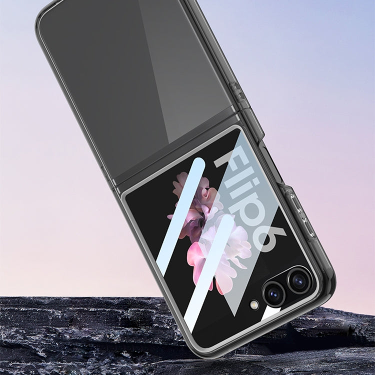 For Samsung Galaxy Z Flip6 / Flip7 FE GKK Integrated Ultra-thin Large Window PC Phone Case(Transparent)
