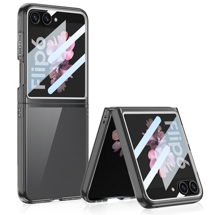 For Samsung Galaxy Z Flip6 / Flip7 FE GKK Integrated Ultra-thin Large Window PC Phone Case(Black)