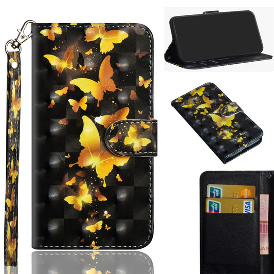 3D Painting Pattern Horizontal Flip TPU + PU Leather Case with Holder & Card Slots & Wallet, For Samsung Galaxy Note 20 Ultra