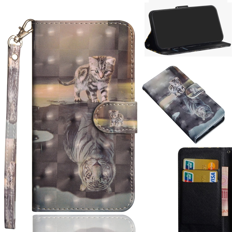 3D Painting Pattern Horizontal Flip TPU + PU Leather Case with Holder & Card Slots & Wallet, For Samsung Galaxy Note 20 Ultra
