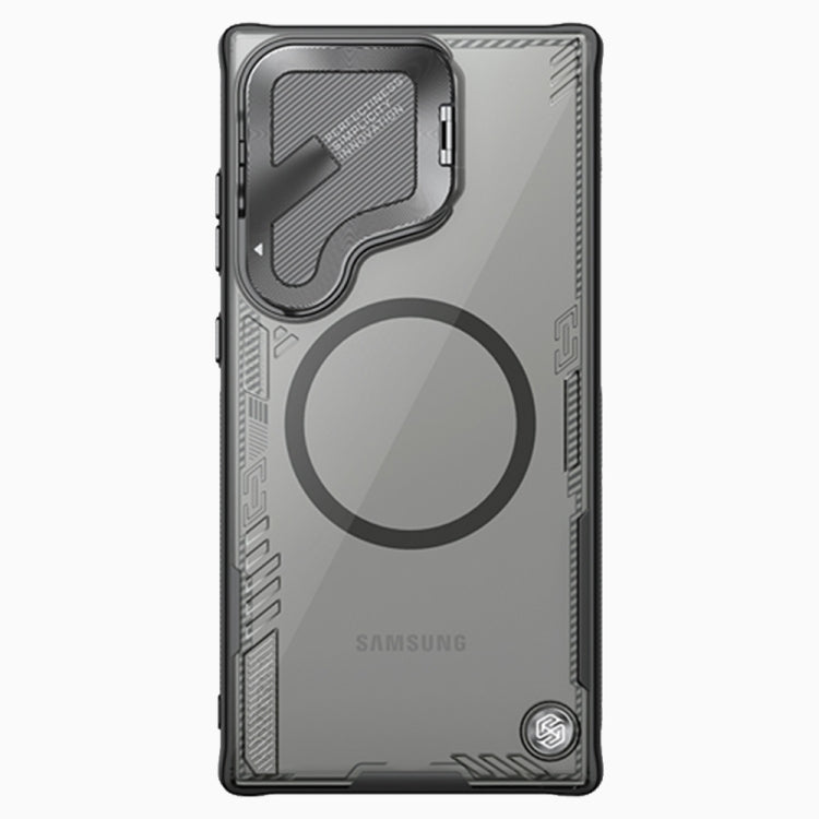 For Samsung Galaxy S24 Ultra 5G NILLKIN Ice Air Prop Series MagSafe Magnetic Cover Version Phone Case(Black)