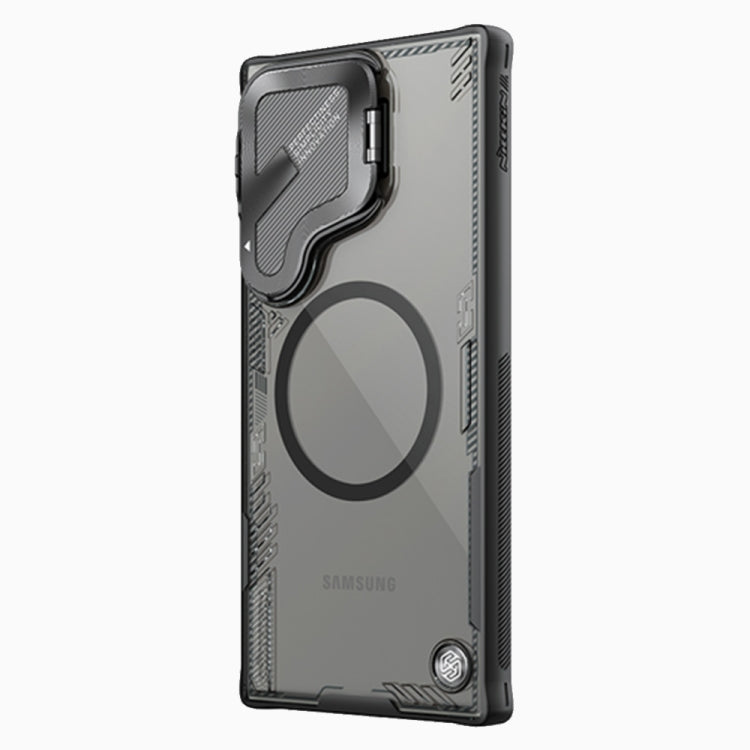 For Samsung Galaxy S24 Ultra 5G NILLKIN Ice Air Prop Series MagSafe Magnetic Cover Version Phone Case(Black)