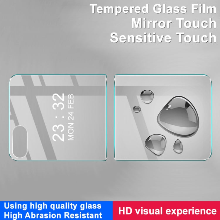 For Samsung Galaxy Z Flip6 / Flip7 FE IMAK H Series Tempered Back Glass Film Set