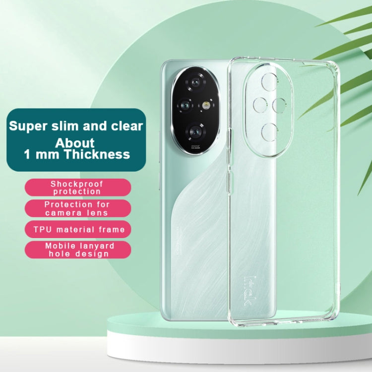For Honor 200 Pro imak UX-5 Series Super Slim Transparent Shockproof TPU Protective Case(Transparent)