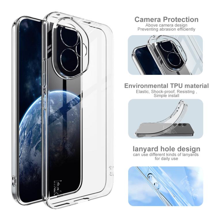 For Honor 400 Global 156.5mm imak UX-5 Series Super Slim Transparent Shockproof TPU Protective Case(Transparent)