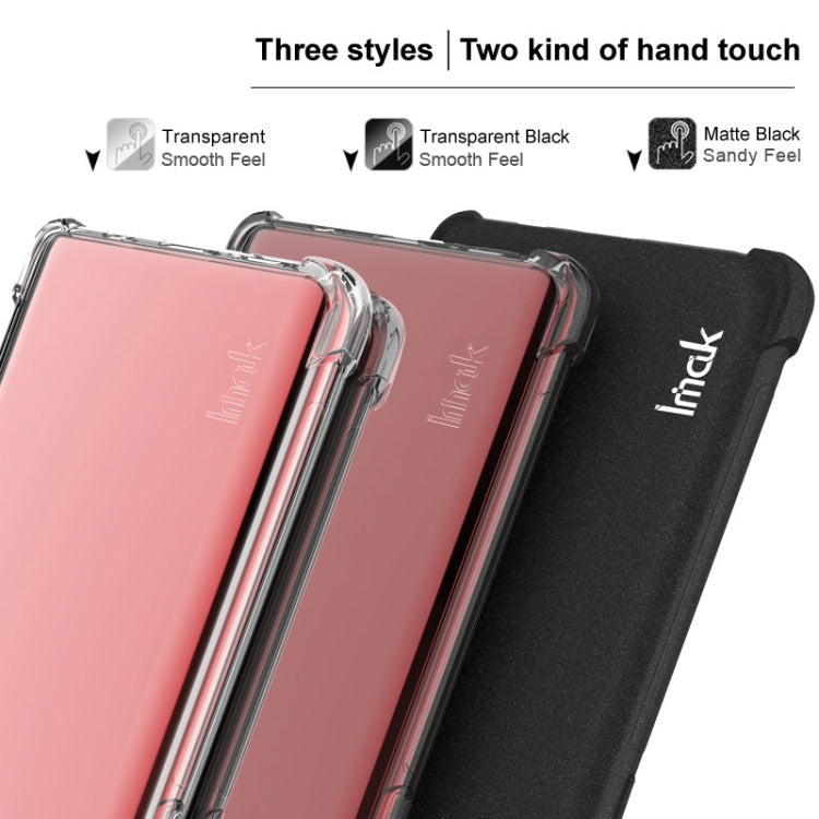 For Honor 200 imak Shockproof Airbag TPU Phone Case(Matte Black)