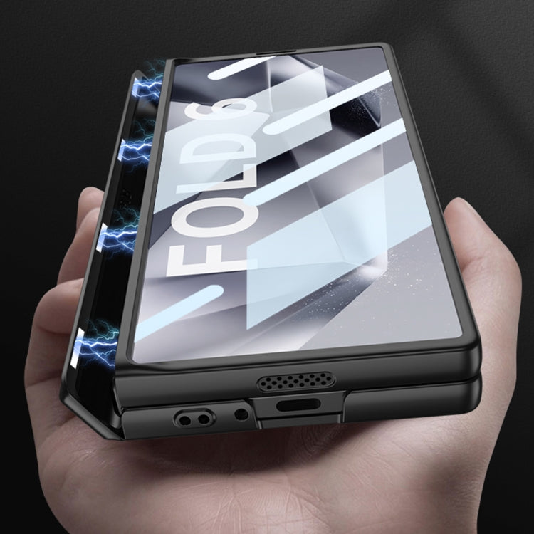 For Samsung Galaxy Z Fold6 GKK Integrated Full Coverage Magnetic Fold Phone Case(Titanium Gray)