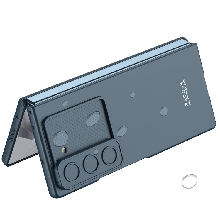 For Samsung Galaxy Z Fold6 GKK Integrated Ultra-thin Sliding Window Phone Case(Titanium Gray)