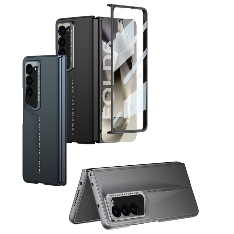 For Samsung Galaxy Z Fold6 GKK Integrated Blade Ultra-thin Full Coverage Phone Case(Cyan)
