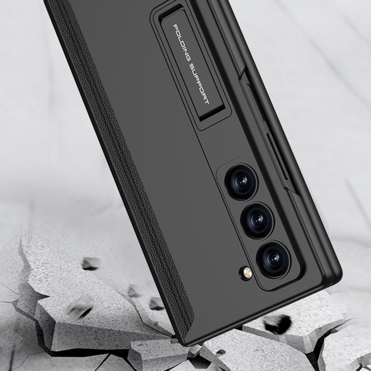 For Samsung Galaxy Z Fold6 GKK Integrated Anti Peep Full Coverage Magnetic Fold Phone Case(Silver)