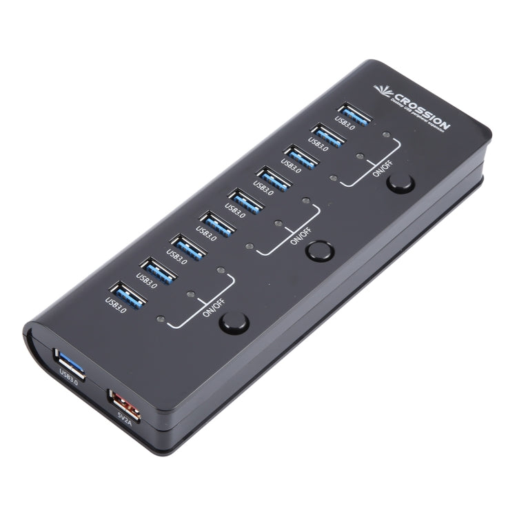 ORICO CRU3-H9C1 10 Port USB3.0 12V 4A HUB Power Adapter, Plug:EU Plug