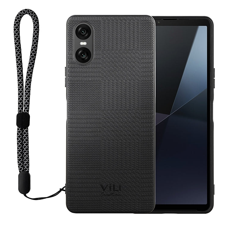 For Sony Xperia 10 VI ViLi TH Series Shockproof Phone Case(Black)