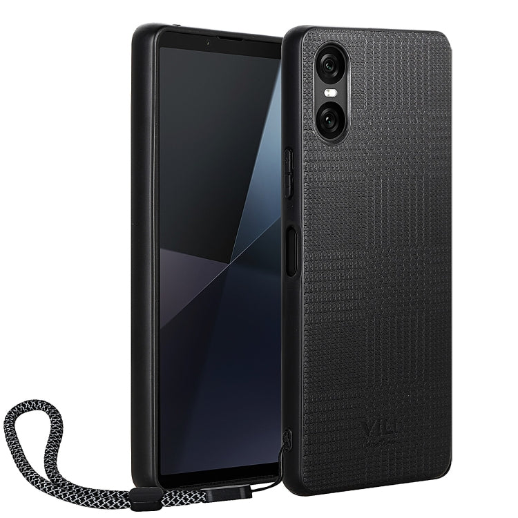 For Sony Xperia 10 VI ViLi TH Series Shockproof Phone Case(Black)