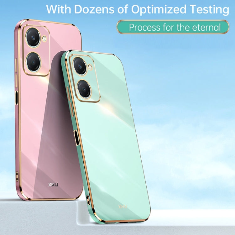 For vivo Y18 XINLI Straight Edge 6D Electroplate TPU Phone Case(White)