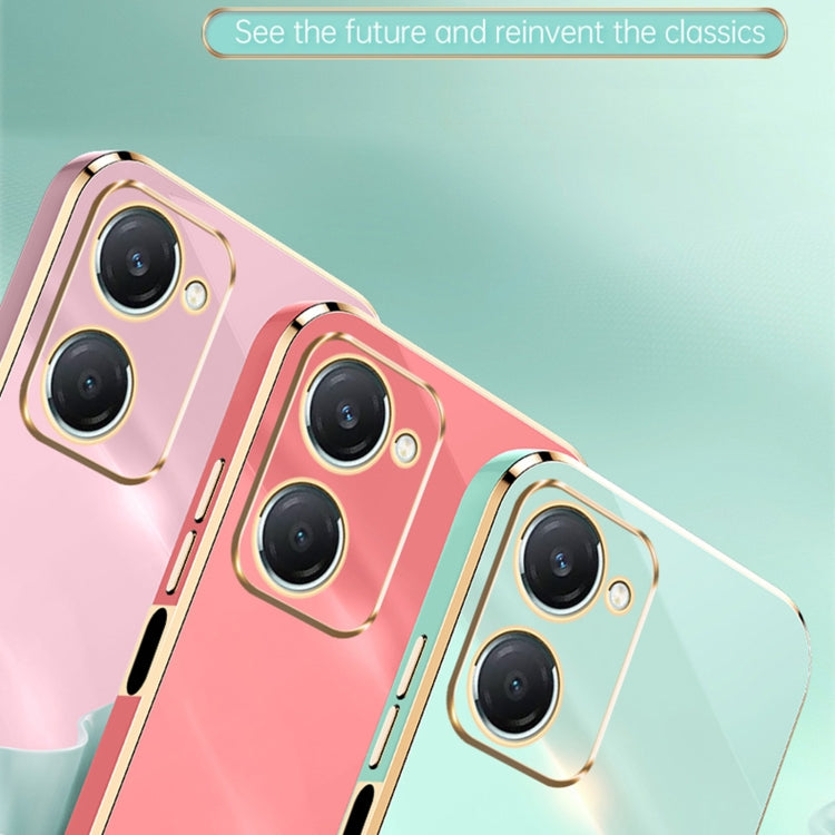 For vivo Y18 XINLI Straight Edge 6D Electroplate TPU Phone Case(White)