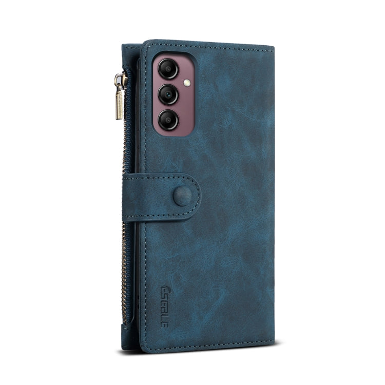 For Samsung Galaxy S25+ 5G ESEBLE Retro Frosted RFID Flip Leather Phone Case(Dark Green)