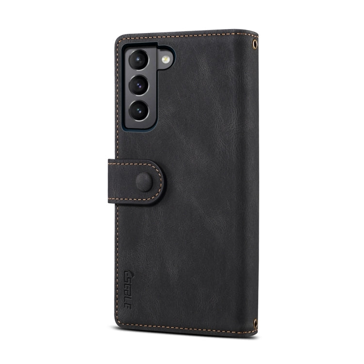 For Samsung Galaxy S24+ 5G ESEBLE Retro Frosted RFID Flip Leather Phone Case(Black)