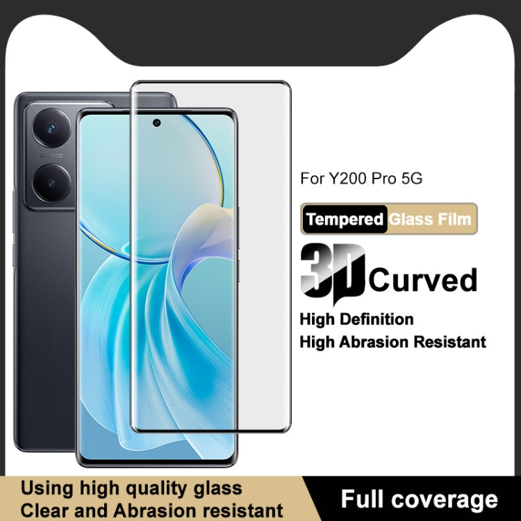 For vivo Y200 Pro imak 3D Curved Full Screen Tempered Glass Film