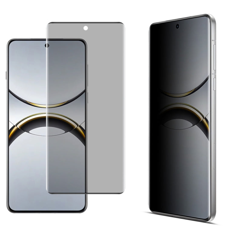 For OPPO Find X8 Pro imak No Edge Version 3D Curved Privacy Full Screen Tempered Glass Film