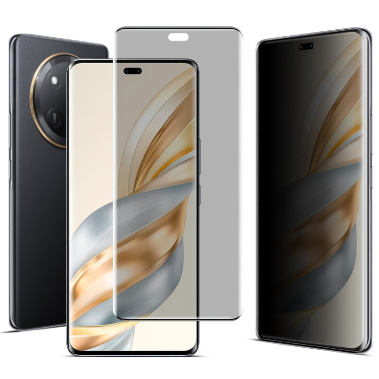 For Honor X60 Pro imak No Edge Version 3D Curved Privacy Full Screen Tempered Glass Film