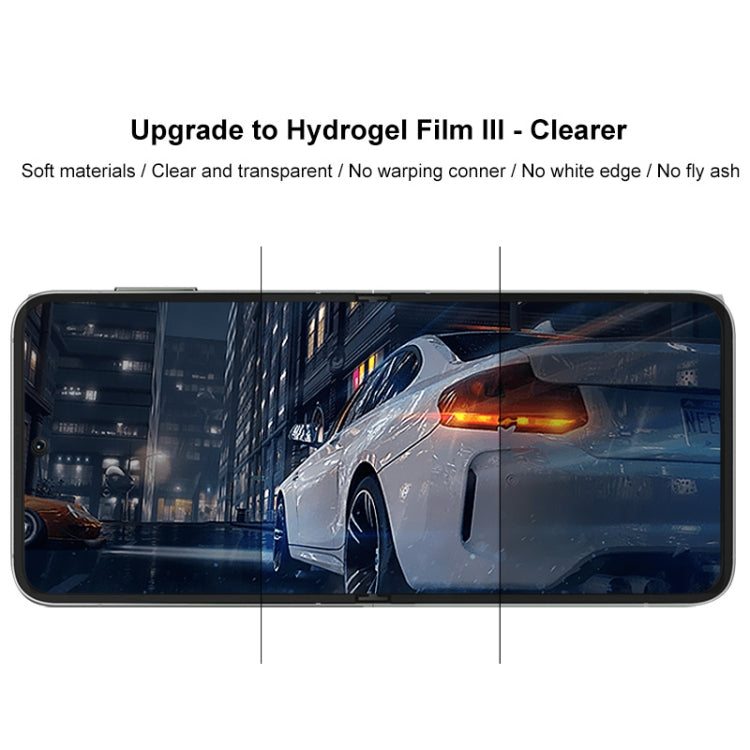 For Samsung Galaxy Z Flip6 1 Sets imak  Curved Full Screen Hydrogel Film (Outer Screen + Inner Screen)