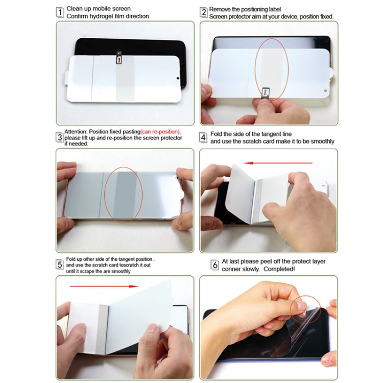 For Samsung Galaxy Z Flip6 1 Sets imak  Curved Full Screen Hydrogel Film (Outer Screen + Inner Screen)