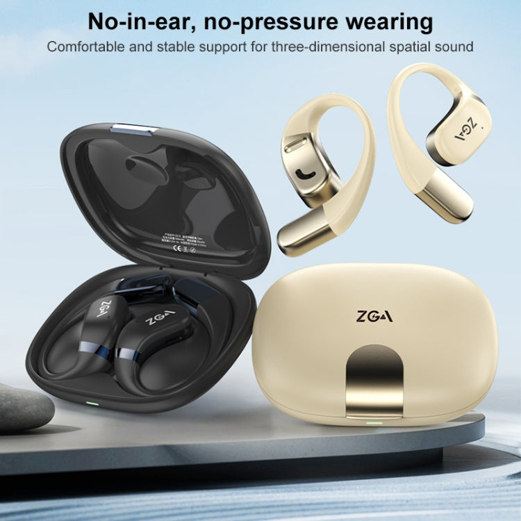 ZGA GS18 Blade AI Wireless Bluetooth Earphone(Beige)