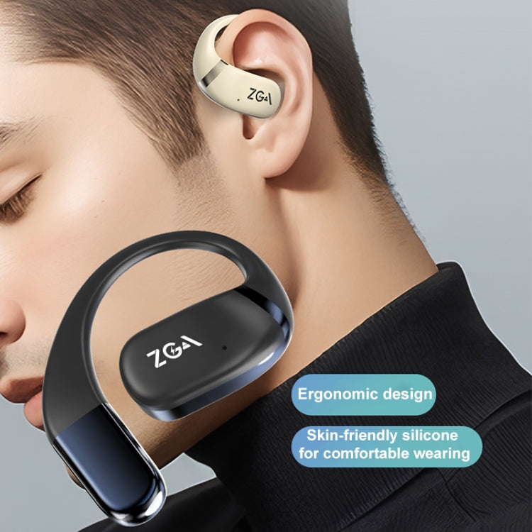 ZGA GS18 Blade AI Wireless Bluetooth Earphone(Beige)