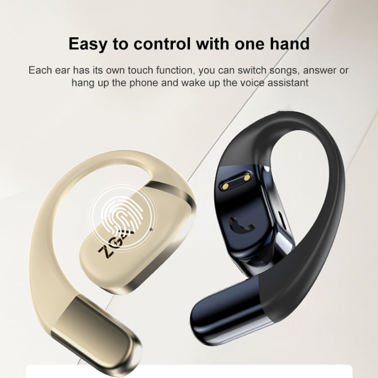 ZGA GS18 Blade AI Wireless Bluetooth Earphone(Beige)