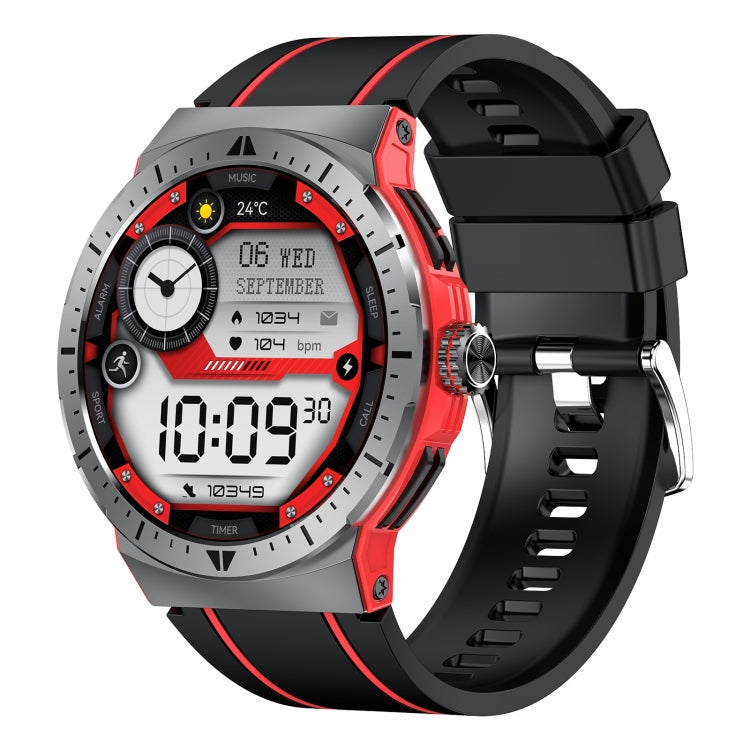 LEMFO HK52 1.43 inch BT5.3 IP68 Sport Smart Watch, Support Bluetooth Call / Message Notification / Heart Rate / Blood Pressure Health Monitor(Red)
