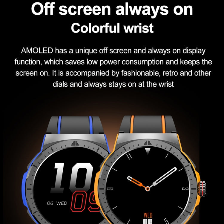 LEMFO HK52 1.43 inch BT5.3 IP68 Sport Smart Watch, Support Bluetooth Call / Message Notification / Heart Rate / Blood Pressure Health Monitor(Red)