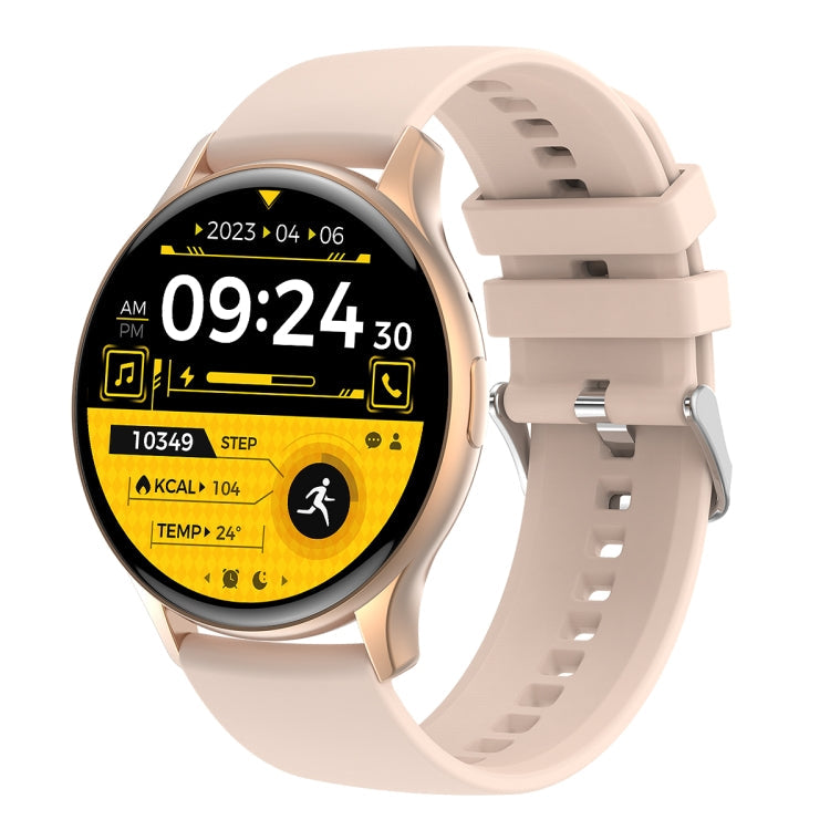 HK89 1.43 inch BT5.0 IP67 Sport Smart Watch, Support Bluetooth Call / Message Notification / Heart Rate / Blood Pressure Health Monitor(Gold)