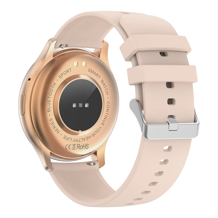 HK89 1.43 inch BT5.0 IP67 Sport Smart Watch, Support Bluetooth Call / Message Notification / Heart Rate / Blood Pressure Health Monitor(Gold)