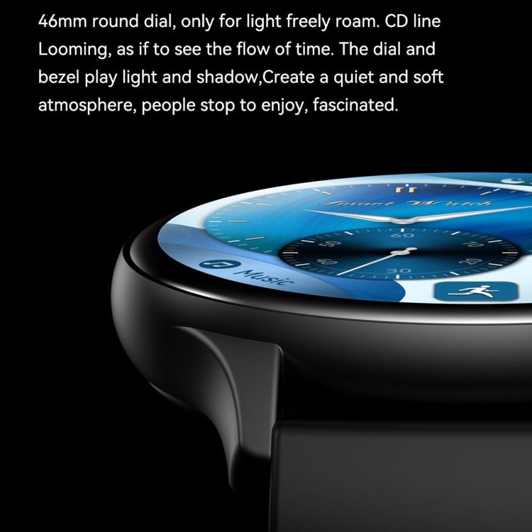 HK89 1.43 inch BT5.0 IP67 Sport Smart Watch, Support Bluetooth Call / Message Notification / Heart Rate / Blood Pressure Health Monitor(Gold)