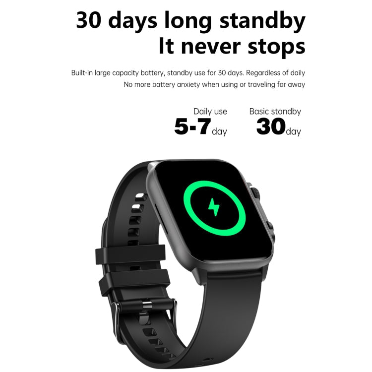 LEMFO HK95 1.952 inch BT5.0 IP68 Sport Smart Watch, Support Bluetooth Call / Sleep / Blood Oxygen / Heart Rate / Blood Pressure Health Monitor(Gold)