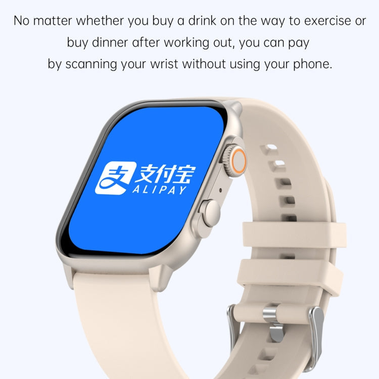 LEMFO HK95 1.952 inch BT5.0 IP68 Sport Smart Watch, Support Bluetooth Call / Sleep / Blood Oxygen / Heart Rate / Blood Pressure Health Monitor(Gold)