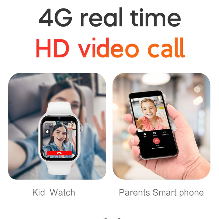 K20 1.81 inch Children Sport Smart Watch, Support Video Call / Message Notification / GPS / WiFi / AI(Silver)