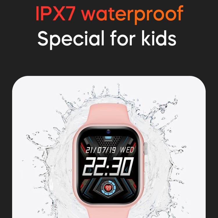 K20 1.81 inch Children Sport Smart Watch, Support Video Call / Message Notification / GPS / WiFi / AI(Black)