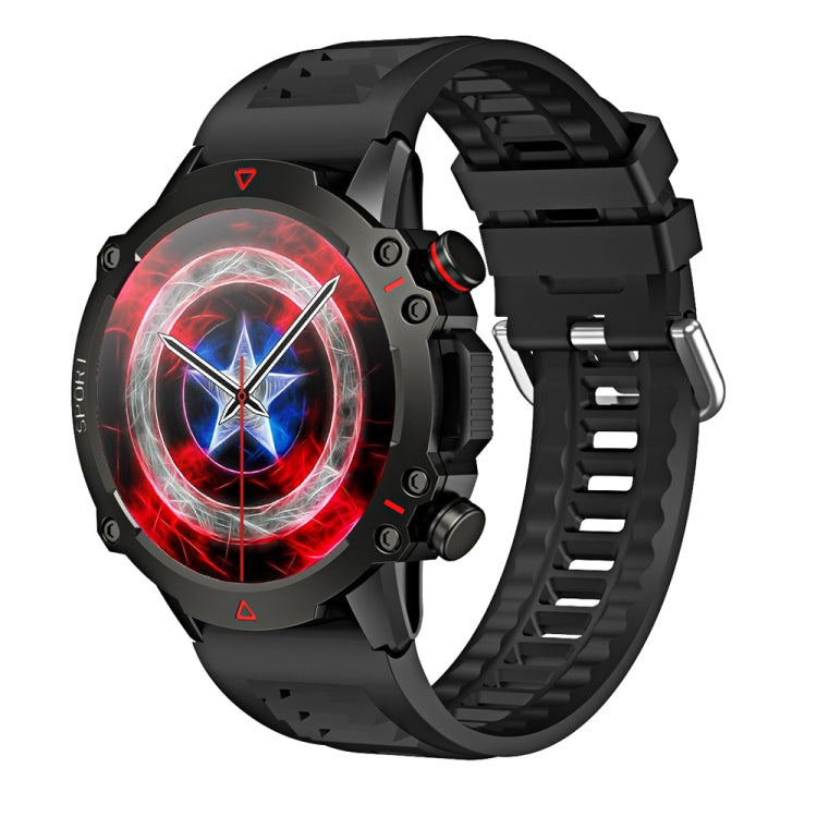 TF10 Pro 1.53 inch BT5.2 IP67 Sport Smart Watch, Support Bluetooth Call / Sleep / Blood Oxygen / Heart Rate / Long Sitting Health Monitor(Black)
