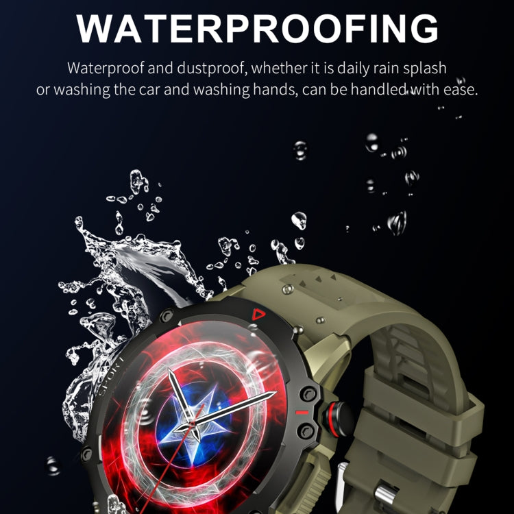 TF10 Pro 1.53 inch BT5.2 IP67 Sport Smart Watch, Support Bluetooth Call / Sleep / Blood Oxygen / Heart Rate / Long Sitting Health Monitor(Black)