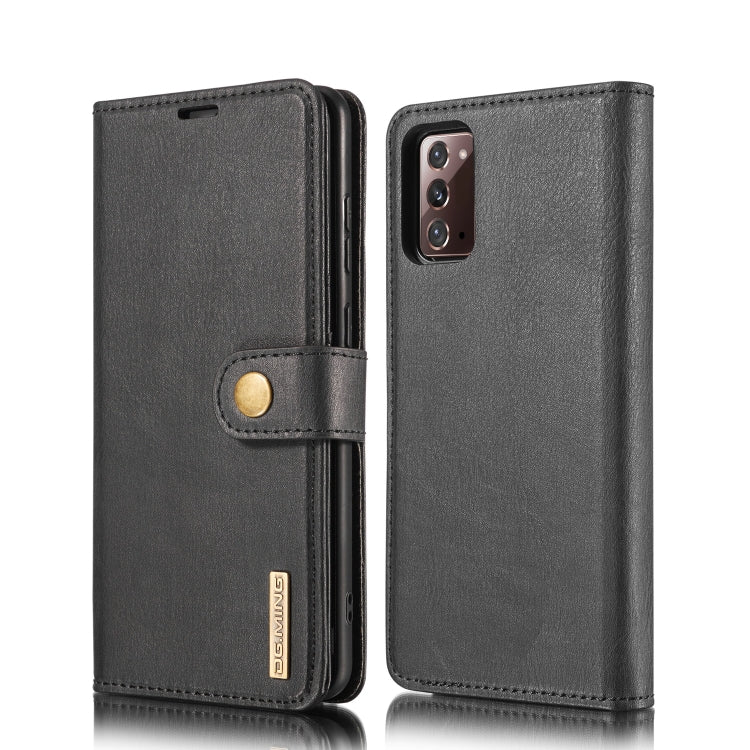 DG.MING Crazy Horse Texture Flip Detachable Magnetic Leather Case with Holder & Card Slots & Wallet, For Samsung Galaxy Note20 Ultra, For Samsung Galaxy Note20