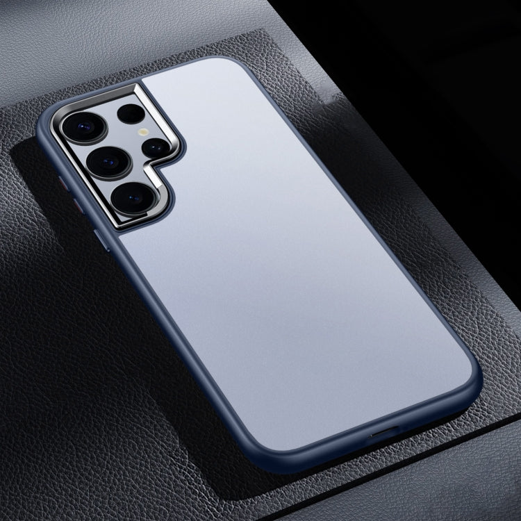 For Samsung Galaxy S24 Ultra 5G SULADA Skin Feel Matte Shockproof Phone Case(Blue)