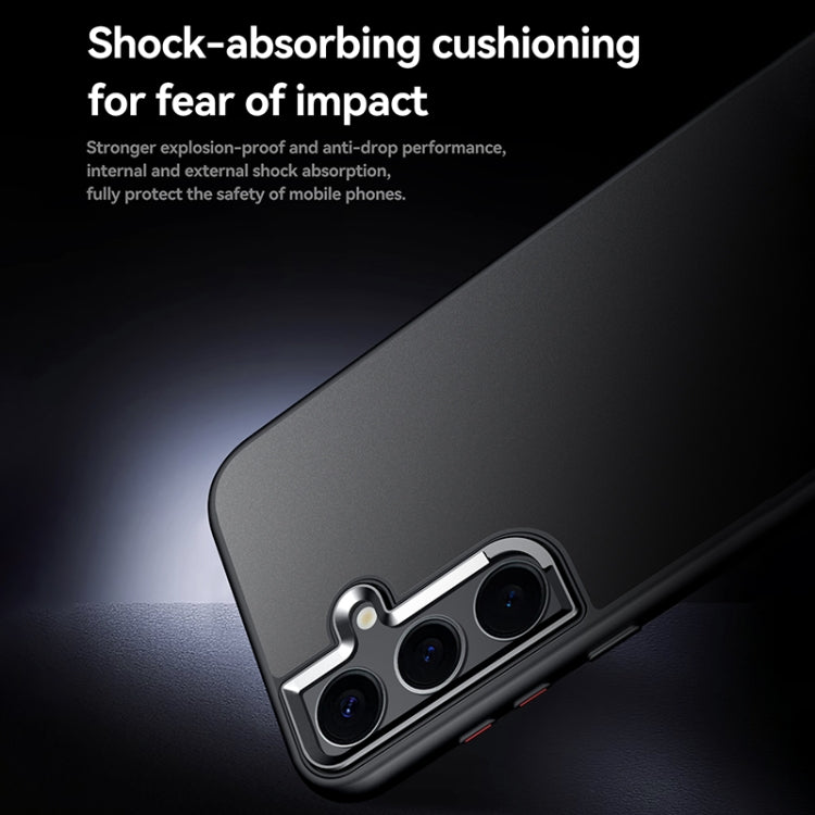 For Samsung Galaxy S24+ 5G SULADA Skin Feel Matte Shockproof Phone Case(Grey)