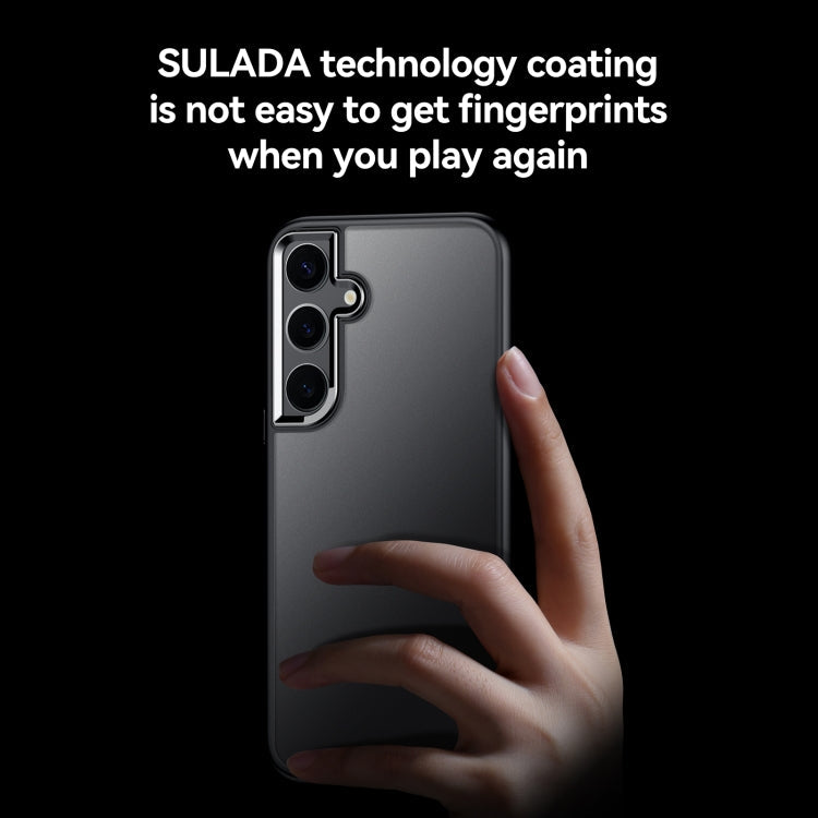 For Samsung Galaxy S24 Ultra 5G SULADA Skin Feel Matte Shockproof Phone Case(Blue)