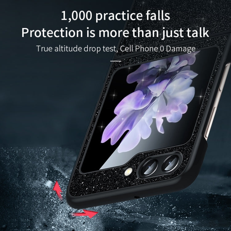For Samsung Galaxy Z Flip6 / Flip7 FE SULADA Shockproof TPU + Handmade Leather Phone Case(Colorful)