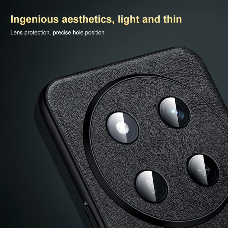 For Honor X60 SULADA Shockproof TPU Hybrid Handmade Leather Phone Case(Black)
